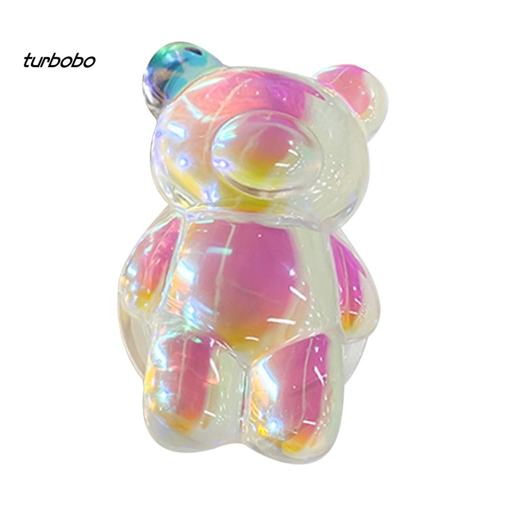 Giá Đỡ Điện Thoại Di Động Hình Gấu Màu Laser 3D Đa Năng