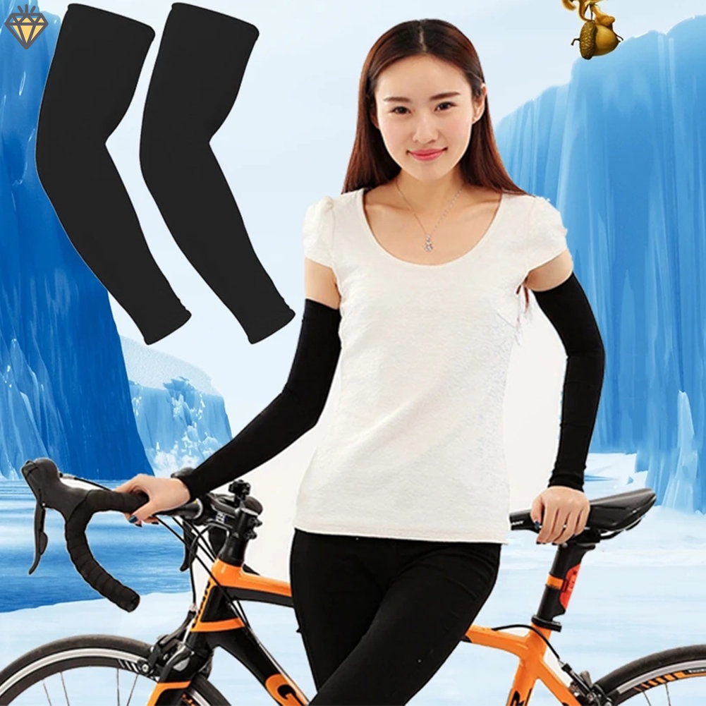 1 Đôi Găng Tay Dài Co Giãn Chống Nắng Và Tia UV Độ Đàn Hồi Cao Dùng Lái Xe YKD