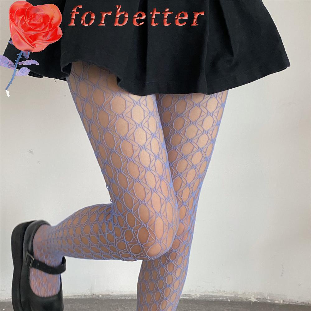 Quần Tất Lưới Thoáng Khí Nhiều Màu Sắc Phong Cách Lolita Gợi Cảm Cho Nữ