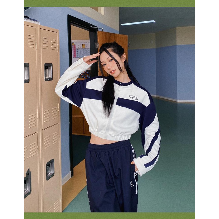 Áo Khoác Bóng Chày Tay Dài Dáng Rộng In Họa Tiết Thời Trang Dành Cho Nữ