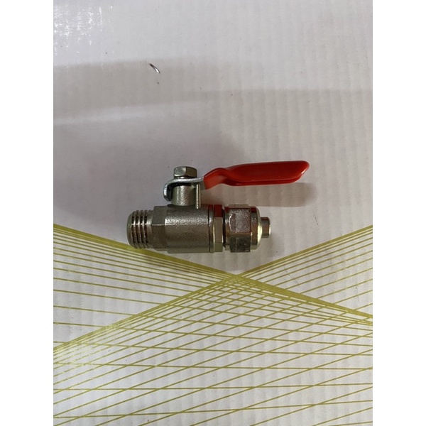 Bộ van chia nước đầu vào máy lọc nước hoặc dùng trong hệ thống phun sương, ren 21mm, có van khóa.