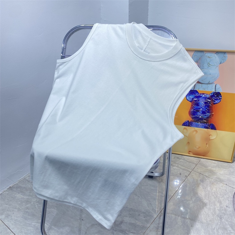 Áo Ba Lỗ Thể Thao Bằng Silicone Cotton In Họa Tiết Thời Trang Cho Nam Nữ