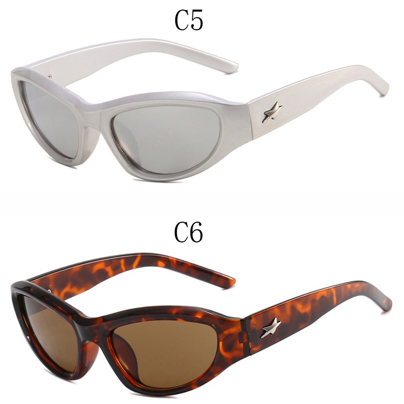 Kính Mát Tích Hợp Gia Vị Phong Cách Punk Hip Hop Âu Mỹ Y2K Mới