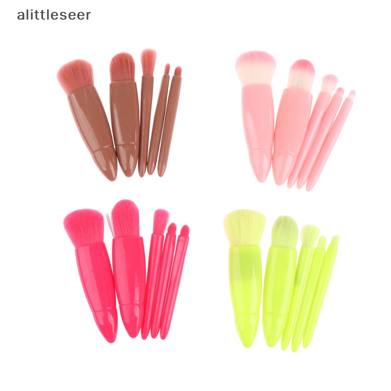 Set 5 Cọ Trang Điểm Mini Tiện Dụng