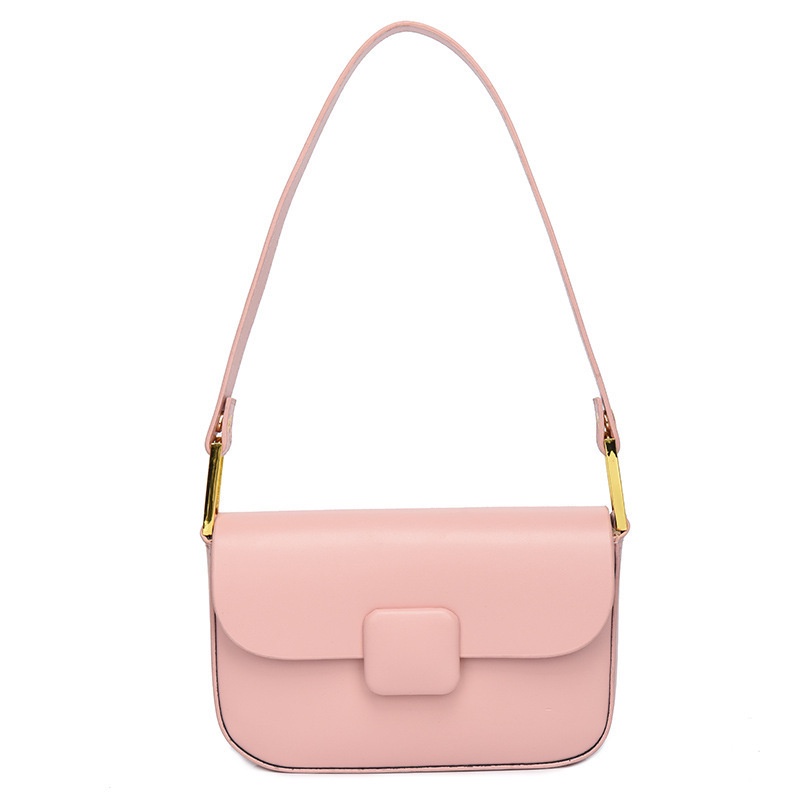 Túi Đeo Vai Vuông Nhỏ Màu Trơn Phong Cách Mới Mùa Hè