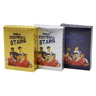 54 Chiếc Ngôi Sao Bóng Đá Thẻ Vàng Bạc Đen Premier League LLORIS RONALDO KANTE Thẻ Bóng Đá Phiên Bản Tiếng Anh Bộ Sưu Tập Trò Chơi