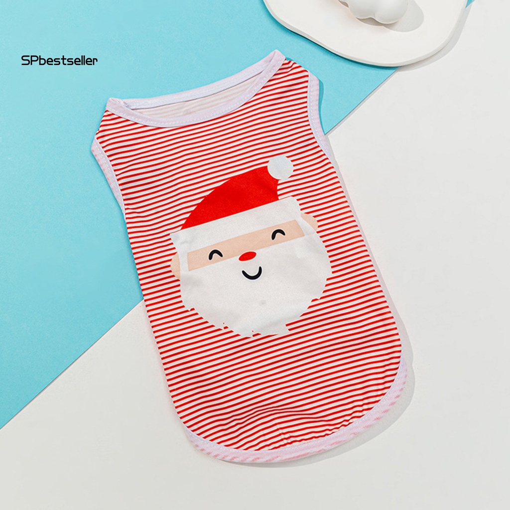 Áo Thun Không Tay In Hình Dễ Thương Dành Cho Cún Cưng