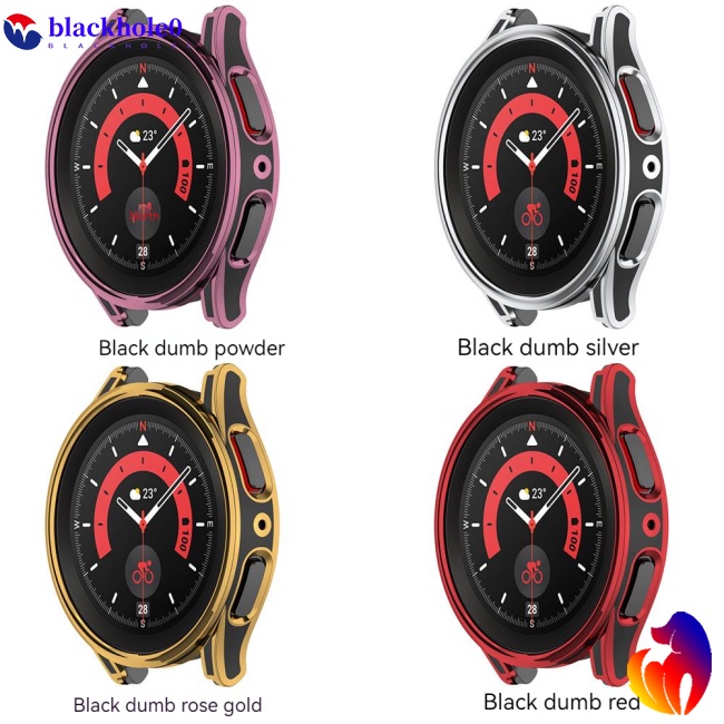 Ốp Bảo Vệ Bằng Silicone Kèm Kính Cường Lực Cho Đồng Hồ Samsung Watch5 / Watch5 Pro (40mm 44mm 45mm)