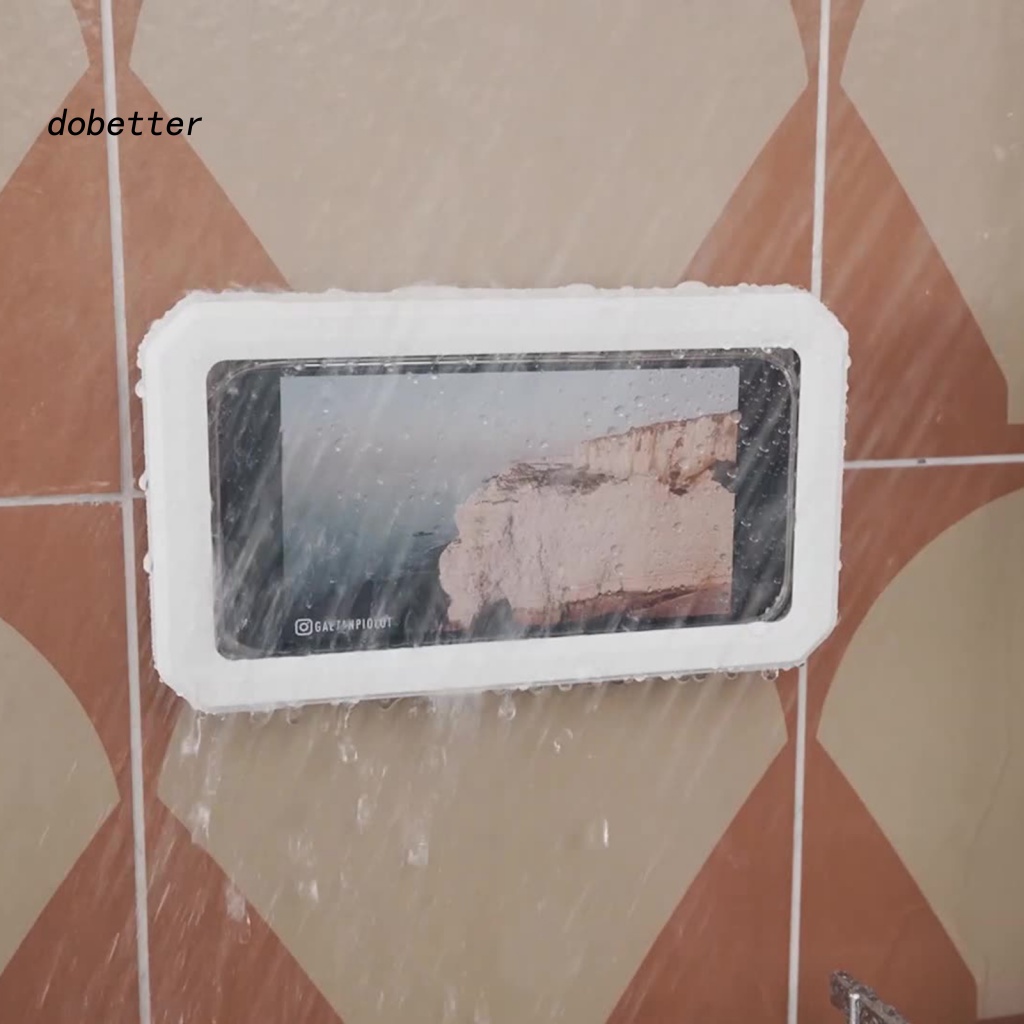 Túi Đựng Điện Thoại Dán Tường Chống Nước Cảm Ứng Tự Dính Cho Nhà Tắm