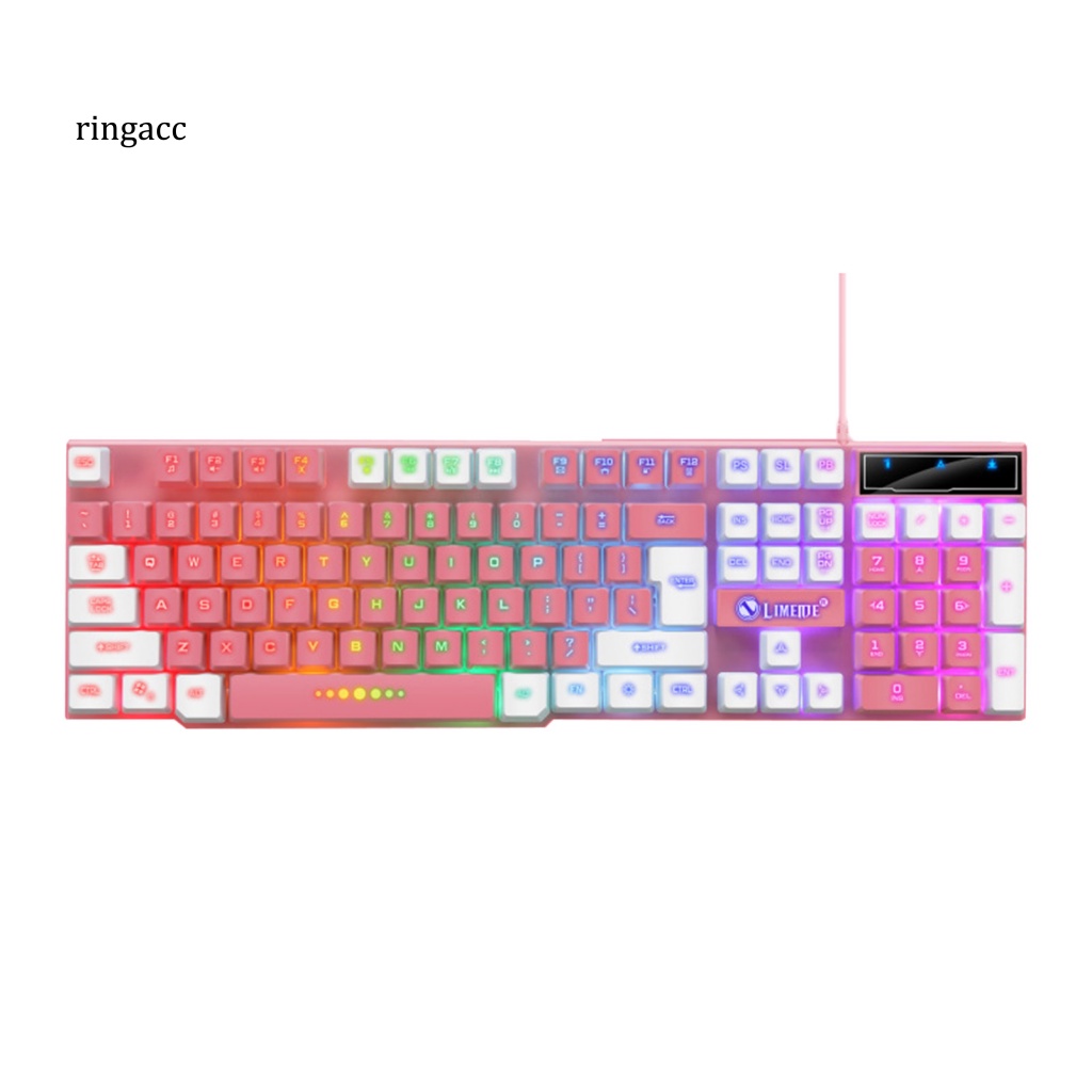 Bàn Phím Cơ RGA Chống Trượt Chống Thấm Nước Có Đèn Led Nhiều Màu Độc Đáo