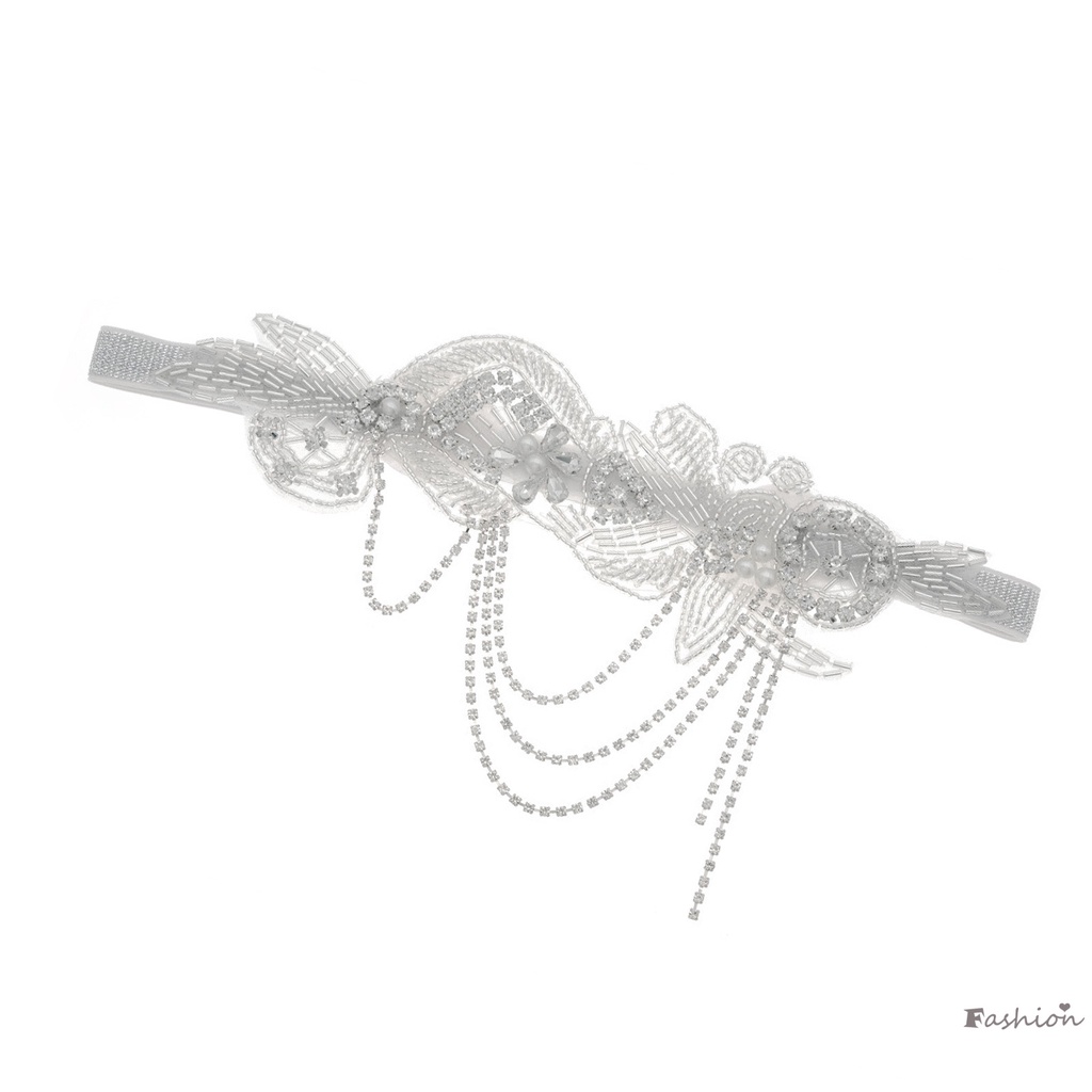 Băng Đô Cài Tóc Đính Đá Lấp Lánh Cho Cô Dâu