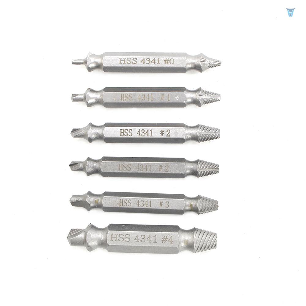 Set 6 Đầu Mũi Khoan Tháo Gỡ Ốc Vít Bị Hỏng