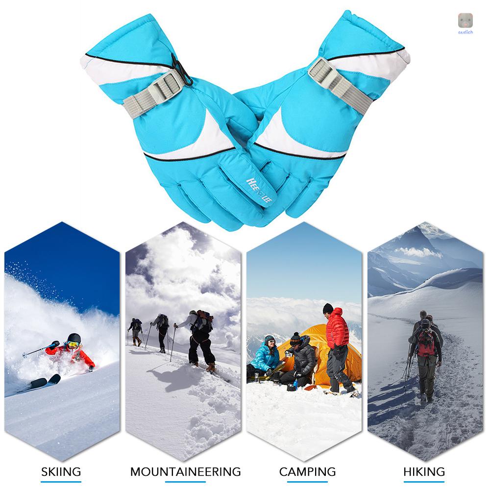 1 Đôi Găng Tay Giữ Ấm Bảo Vệ Toàn Diện Chống Thấm Nước Chống Gió Dùng Khi Lái Xe