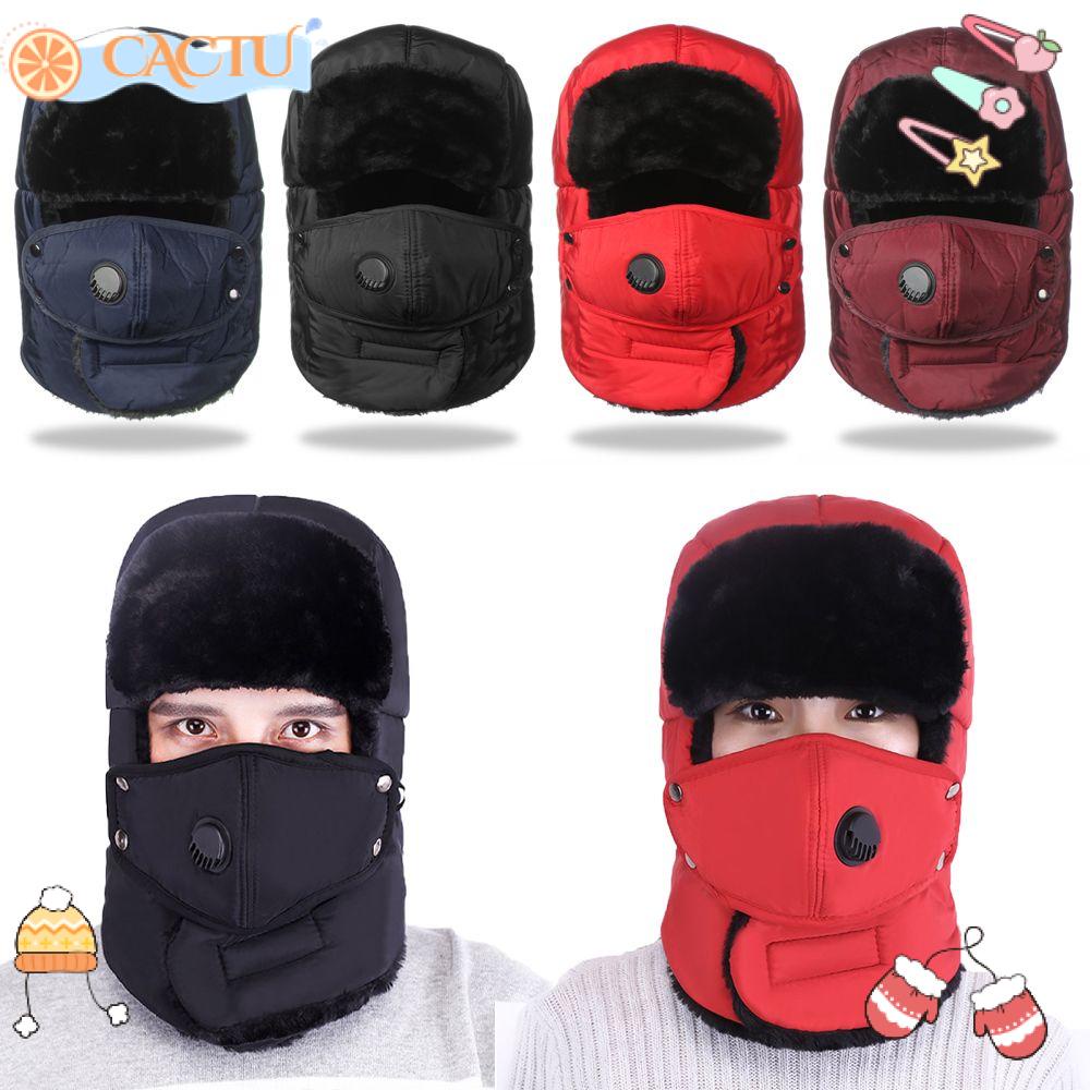 Mũ Cotton Dày Dặn Chống Gió Chống Nước Dùng Ngoài Trời Vào Mùa Đông