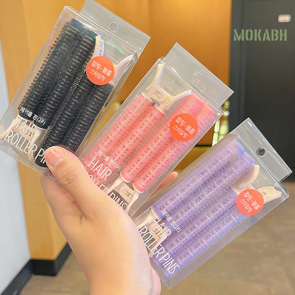 2 Kẹp Tóc Co Dãn Màu Sắc Kẹo Ngọt Không Để Lại Dấu Vết