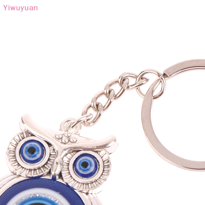 Móc Khóa Hình Cú May Mắn Mắt Quỷ Xanh Thổ Nhĩ Kỳ Thời Trang Mới