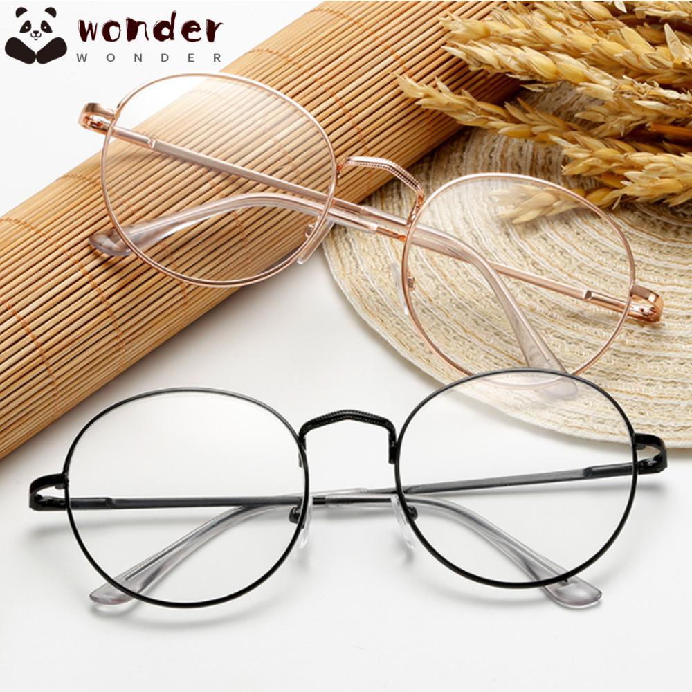 Kính Mát Gọng Kim Loại Tròn Siêu Nhẹ Thời Trang Cho Nam Nữ