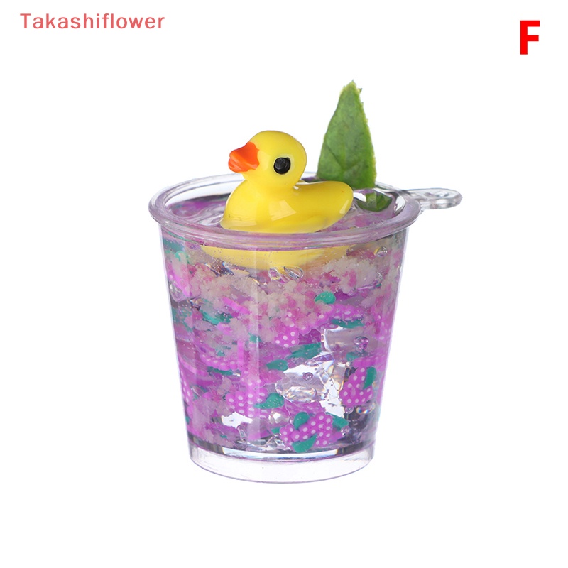 1 Đồ trang trí Ly Nước Đá Mini Màu Dạ Quang Dùng Trang Trí Tiểu Cảnh