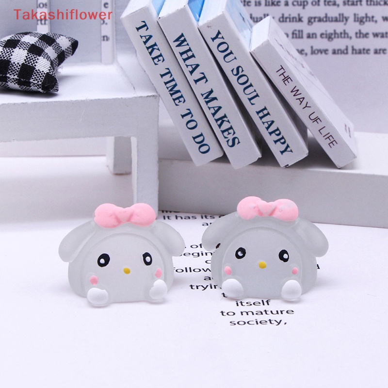 Bộ 5 Thỏ Dạ Quang Ba Chiều Dễ Thương Dùng Trang Trí DIY