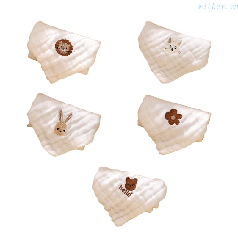 Khăn Lau 6 Lớp Mềm Mại Thấm Hút Mồ Hôi Cho Bé