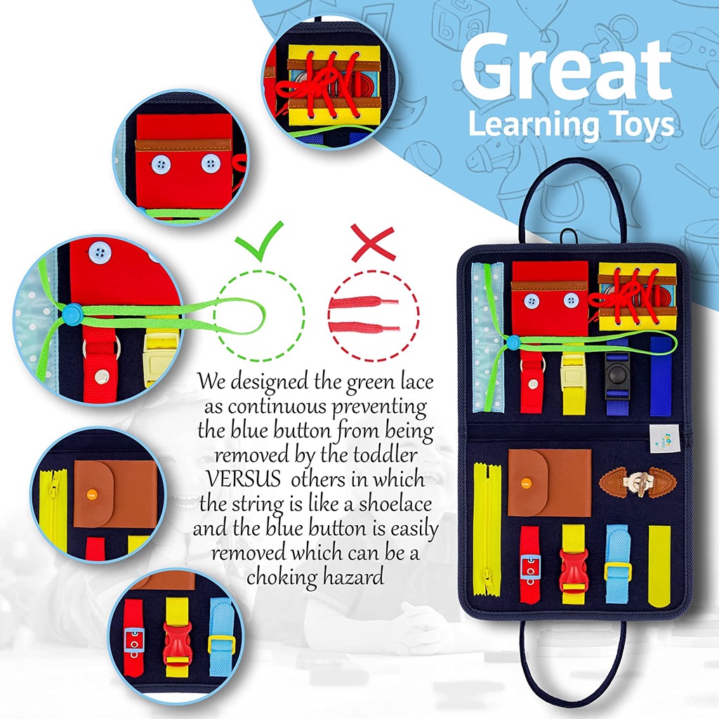 BUSY BOARD MONTESSORI TOYS MONTESSORI CHILDREN TOYS EARLY EDUCATION CLOTHING LEARNING BOARD BUSY BOOK HALLOWEEN CHRISTMAS BIRTHDAY GIFT NEW YEAR'S GIFT