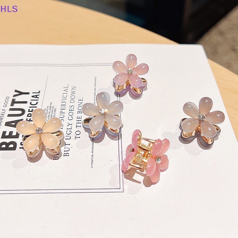 Bộ 2 Kẹp Tóc Hai Mặt Đính Đá Pha Lê Bằng Hợp Kim Thời Trang Mùa Hè Cho Nữ