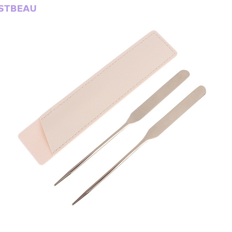 1 Cây Trộn Kem Nền Hai Đầu Bằng Thép Không Gỉ