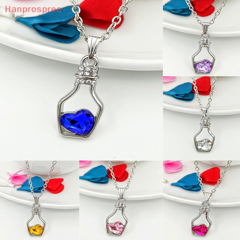 Hanprospree > Dây Chuyền Mặt Lọ Điều Ước Hình Trái Tim Pha Lê Thời Trang Quyến Rũ Cho Nữ well
