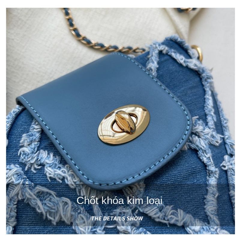 Túi Đeo Vai Vải Denim Phiên Bản Hàn Quốc | mùa hè mới