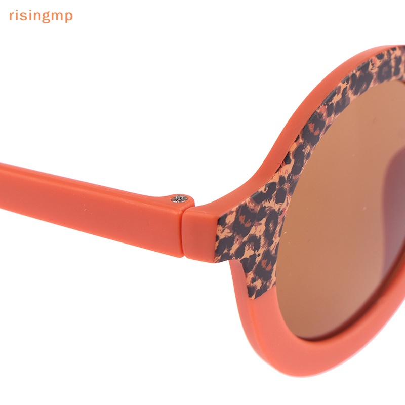 Kính Mát Tròng Đôi Họa Tiết Da Báo Hoạt Hình Phong Cách Vintage Cho Bé