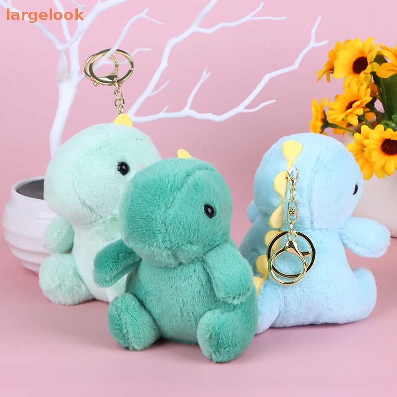 Móc Khóa Hình Khủng Long Nhồi Bông Mềm Mại Dễ Thương