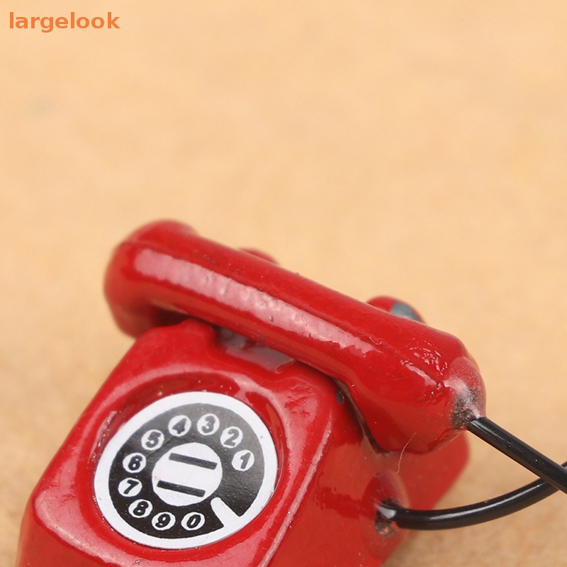 [Lớn] Đồ Trang Trí Nội Thất Nhà Búp Bê Mini Cố Định Điện Thoại