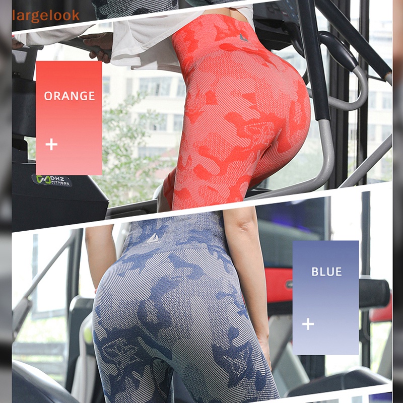 [Biglook] Quần Short Legging Ngắn Tập Yoga / Thể Thao Lưng Cao Không Đường May Họa Tiết Rằn Ri Cho Nữ Mới