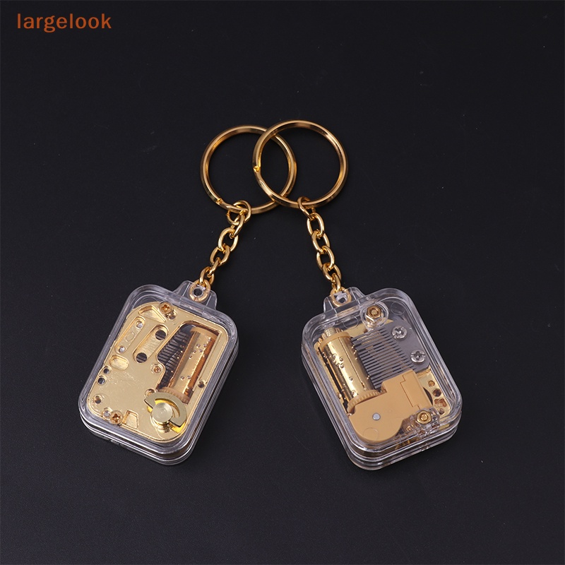 1 Móc Khóa Hình Vuông Mini Mạ Vàng