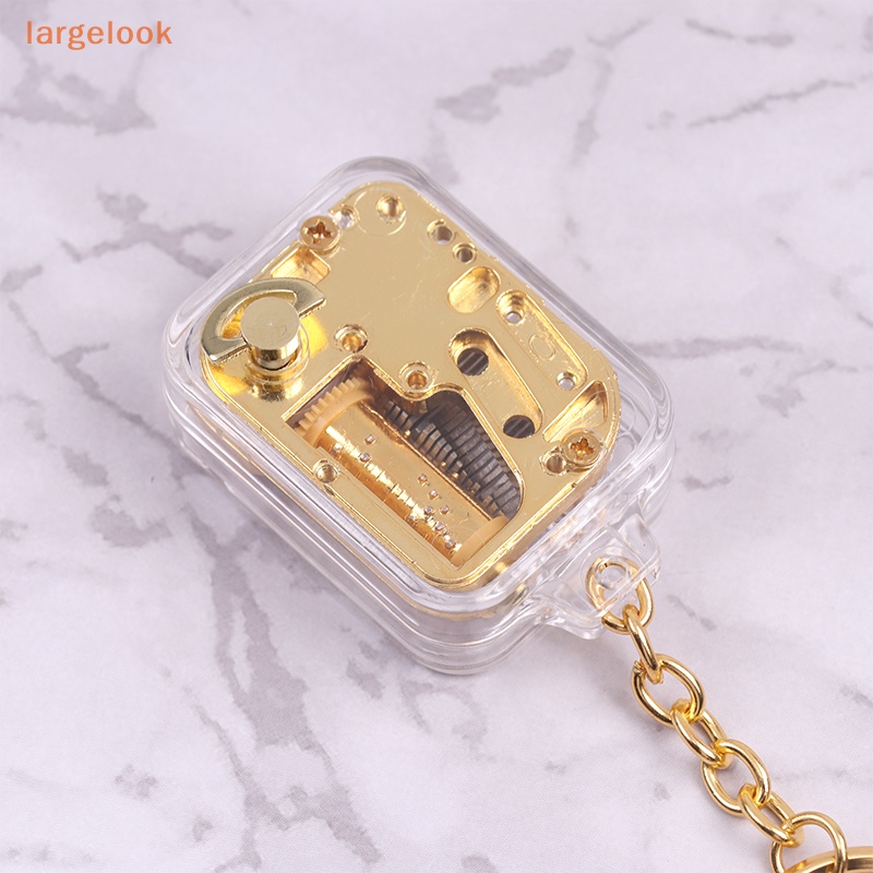 1 Móc Khóa Hình Vuông Mini Mạ Vàng