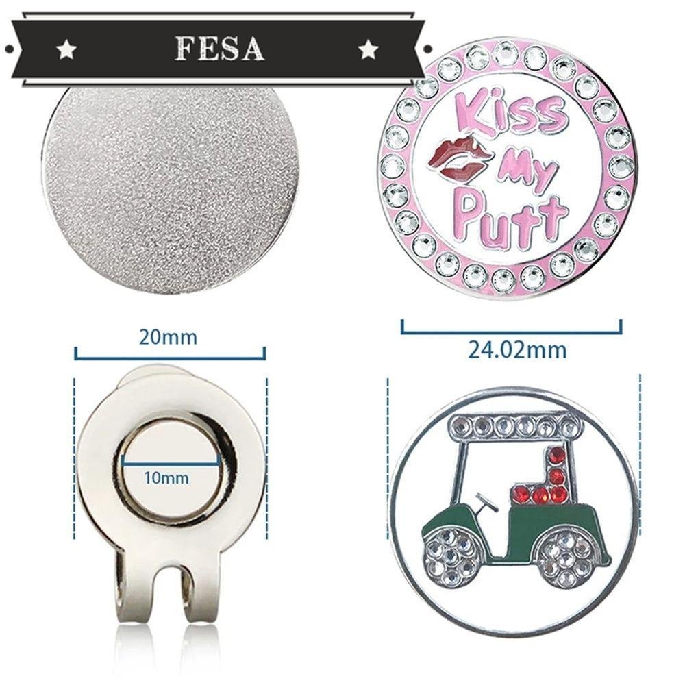 Kẹp Nam Châm Đánh Dấu Vị Trí Bóng Golf Chuyên Dụng