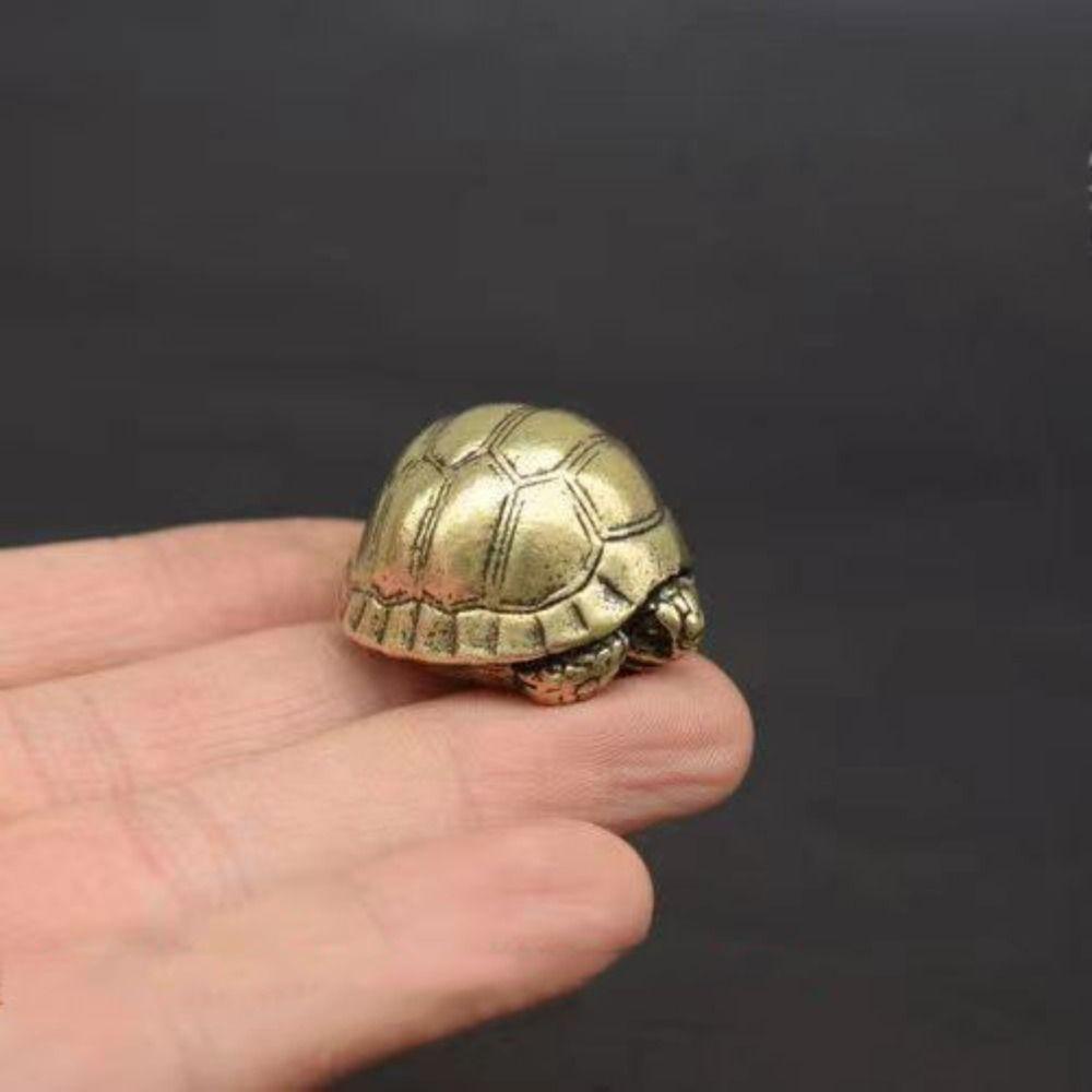 Đồ trang trí Chú Rùa May Mắn Bằng Đồng Thau Dùng Trang Trí