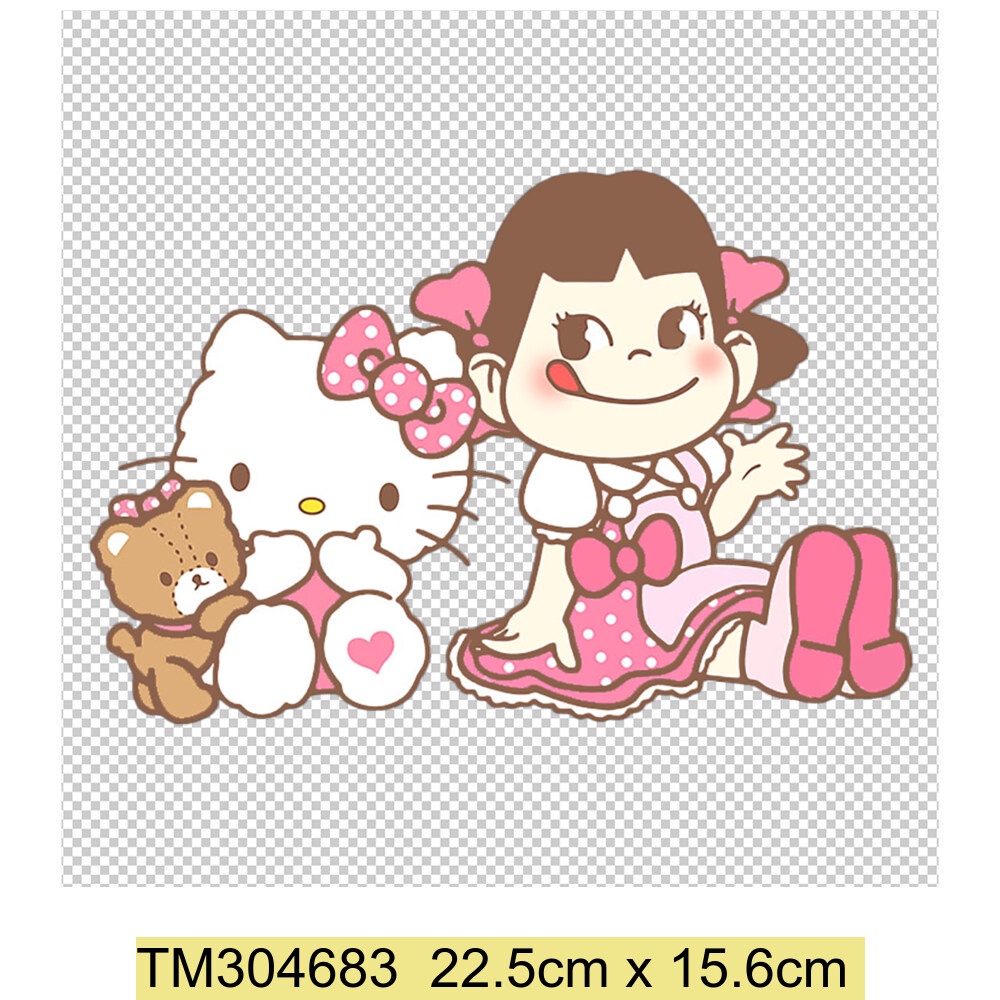 Cinnamoroll Miếng Dán Ủi Quần Áo Truyền Nhiệt Họa Tiết Hoạt Hình melody Dễ Thương diy