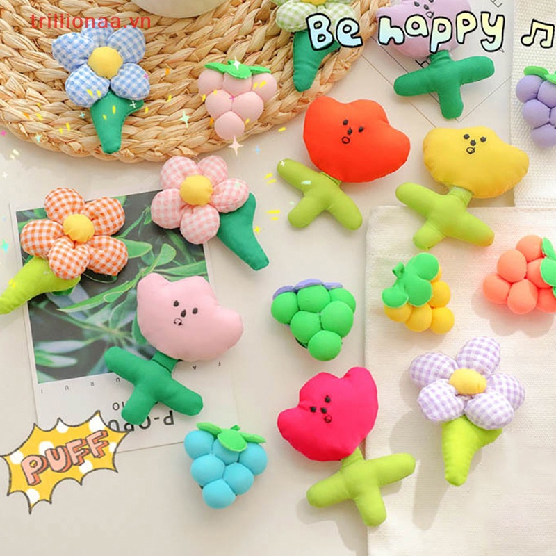 Ghim Cài Áo Hình Hoa Năm Lá Bằng Vải Bông Thủ Công Cho Bé