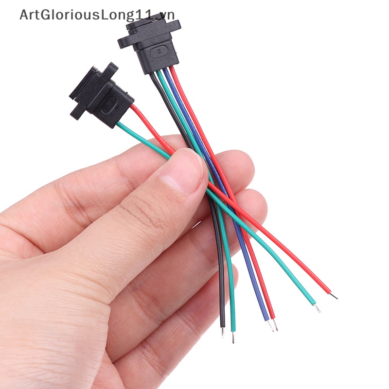 Dây Hàn Dạng Vòng Cao Su Chống Thấm Nước Ổ Cắm Sạc Nhanh Loại C 2Pin 4Pin