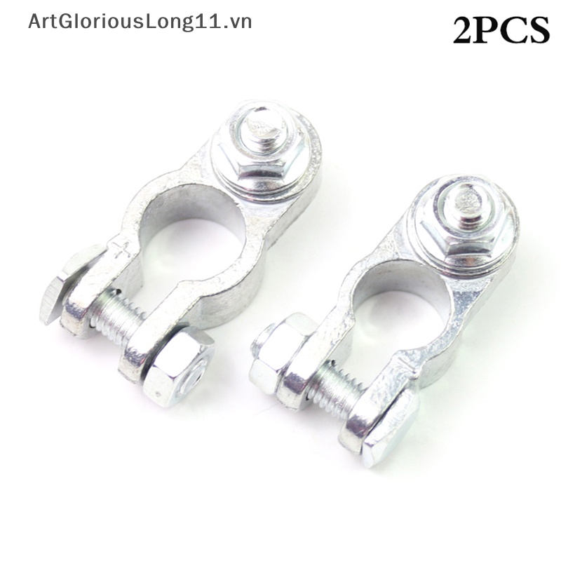 1 Cặp Kẹp Nối Cực Âm &amp; Dương 36A Bằng Hợp Kim Kẽm Có Thể Điều Chỉnh Cho Xe Hơi / Tàu Thuyền / Xe Máy