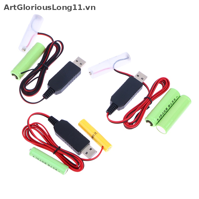 1 Dây Cáp Nguồn USB AA / AAA Thay Thế 1-3 Cái 1.5V.
