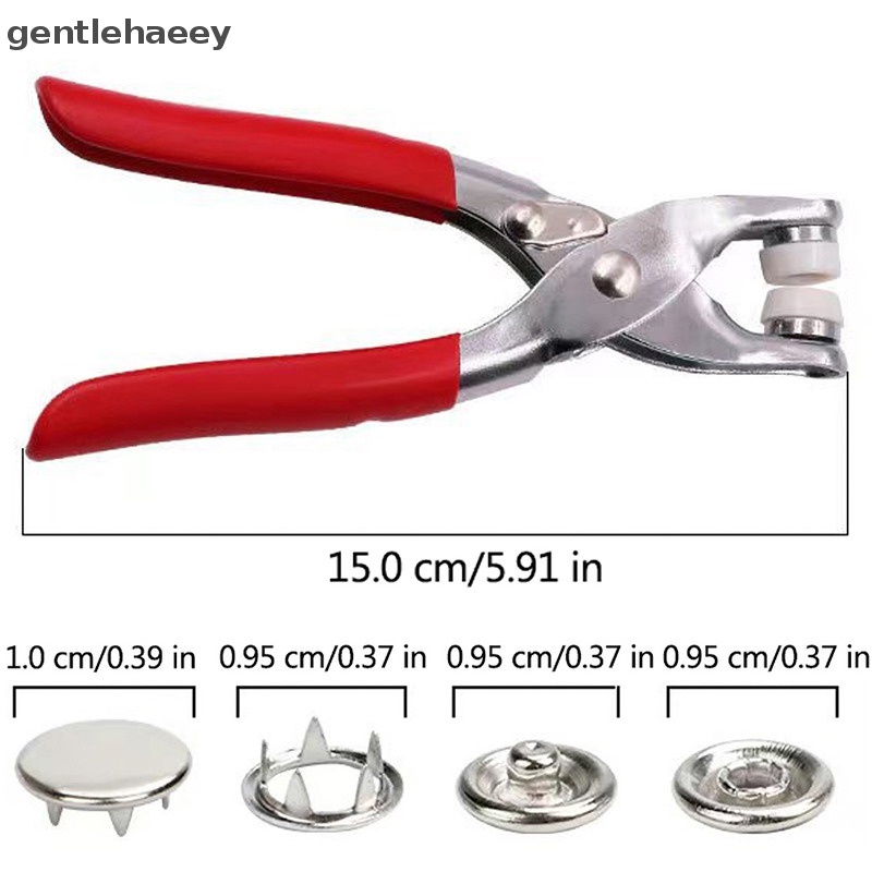 Bộ Dụng Cụ Đóng Nút Bằng Kim Loại Kèm Kìm Chuyên Dụng Cho May Vá