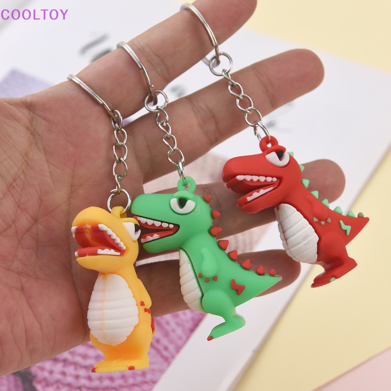 1 Móc Khóa Hình Khủng Long Dễ Thương Bằng PVC