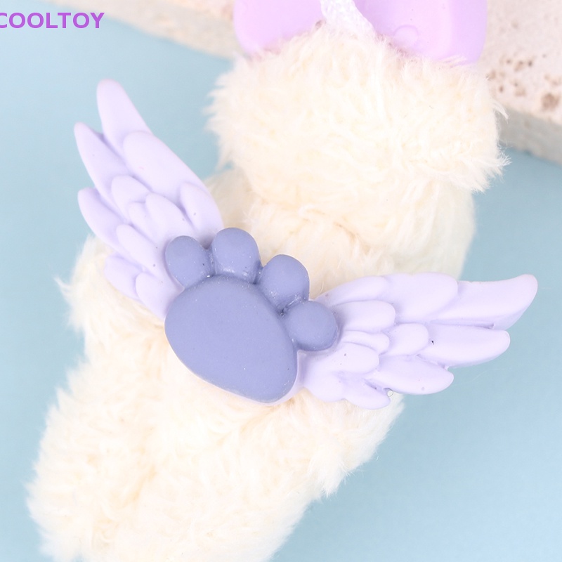 Cooltoy Móc Khóa Điện Thoại / Túi Xách / Móc Khóa Hình Cánh Gấu Nhồi Bông Thủ Công DIY Đáng Yêu