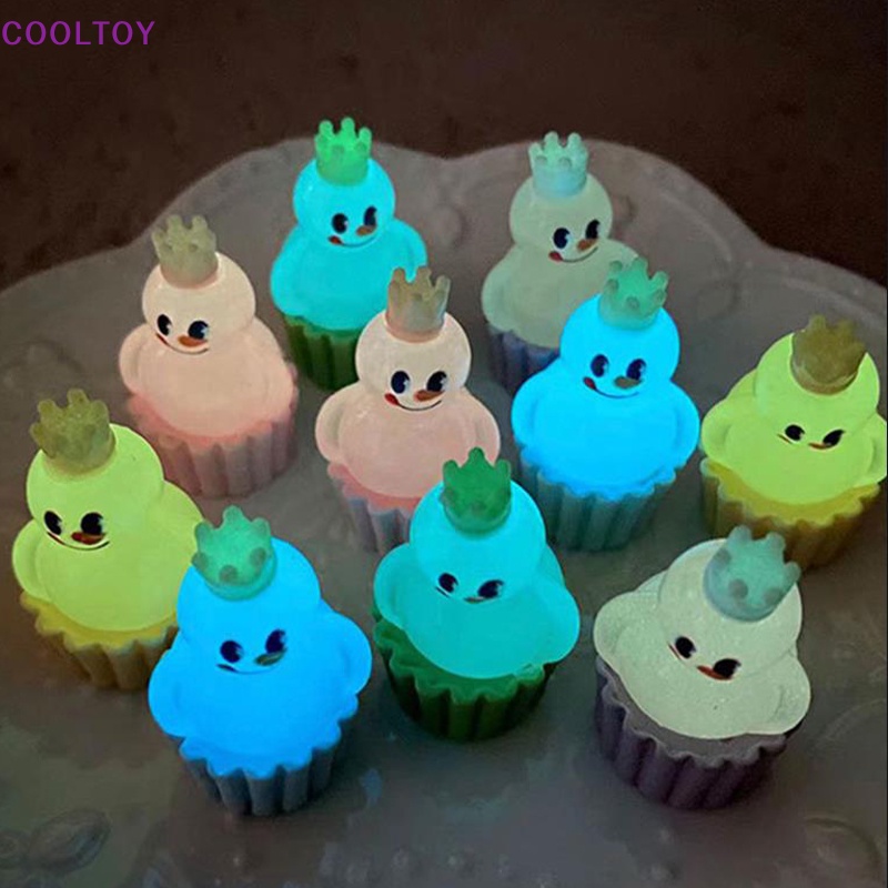 Bộ 2 Cốc Làm Mát Mini In Hoạt Hình Tuyết Dạ Quang Trang Trí Nhà Cửa / Xe Hơi