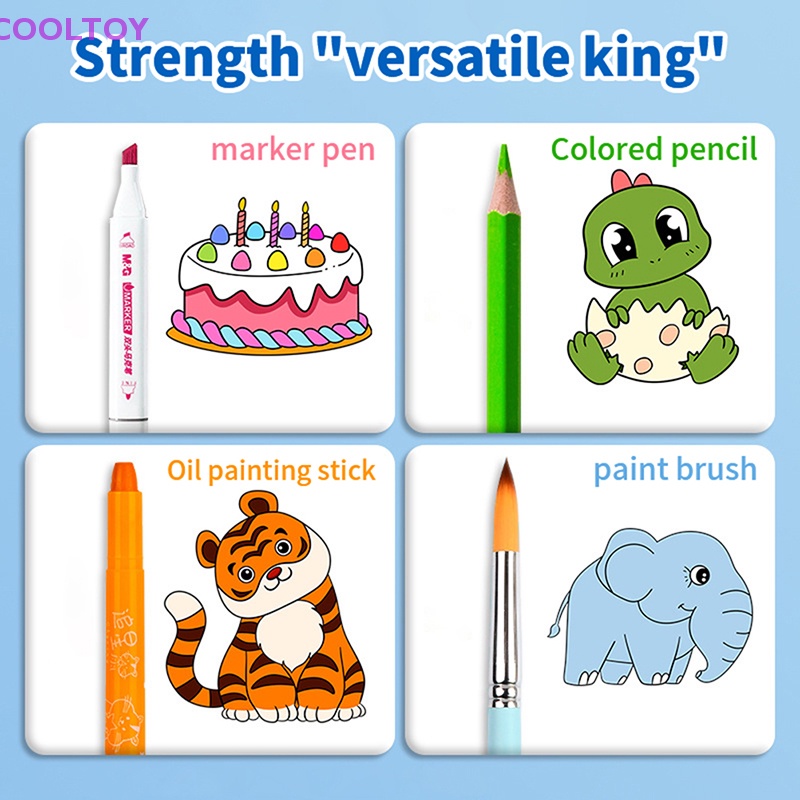 Cooltoy Cuộn Giấy Vẽ Graffiti 2m Màu Sắc Dành Cho Trẻ Em