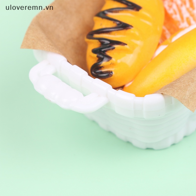 Giỏ Bánh Mì Tỉ Lệ 1 / 12 Xinh Xắn Cho Nhà Búp Bê