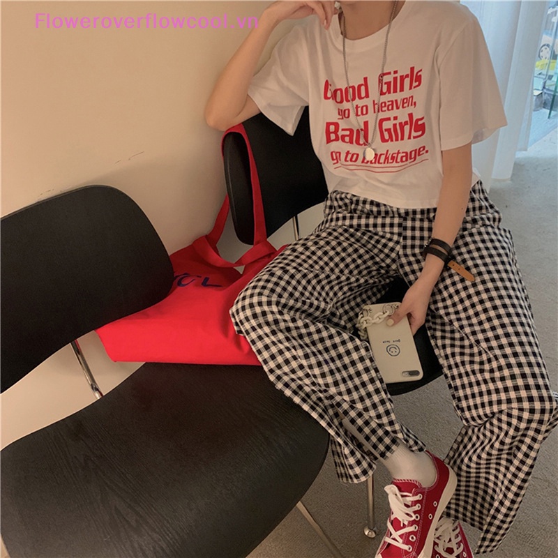 Áo Thun Crop Top Tay Ngắn Cổ Tròn Dáng Rộng In Chữ Pring Phong Cách Mỹ Cổ Điển Thời Trang Cho Nữ