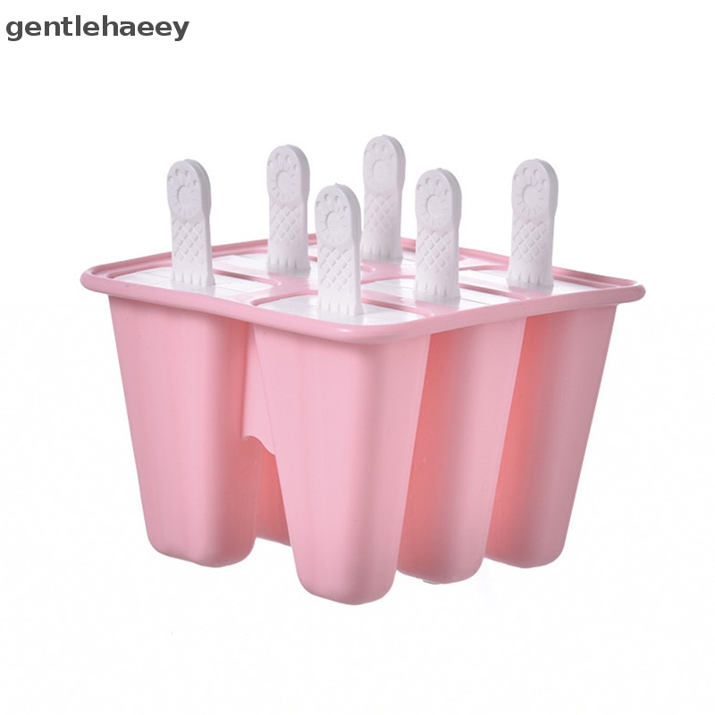 Khuôn Silicone Làm Kem Que 6 Lỗ Tiện Dụng
